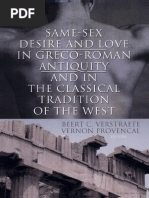 Same-Sex Desire and Love in Greco-Roman Antiquity and in The Classical Tradition of The West