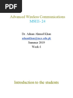 Advance Wireless Communication