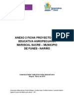 Anexo 2 Ficha Tecnica Proyecto Sede Educativa Colegio Agropecuario Mariscal Sucre - Funes-Nariño