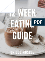 Unique Muscle 12 Week Eating Guide