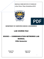 Comm Networks Lab