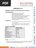 Chemilube E C G X: Description:-Grease For Lubricating Electrical Contacts Customer Benefits