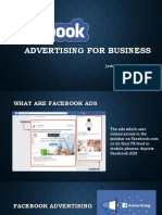 Presentation On Facebook Advertising For Business.