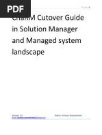 Charm Cutover and Activation Guide in Solution Manager For Managed System Landscape