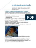 Ejercicios de Estimulación para Niños 2 A 3 Años