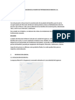 Caracterizacion y Evaluacion de La Planta de Trituracion de Mincivil S