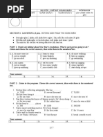 Listen and Choose The Correct Answers, Then Write Them in The Numbered Box