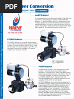 Wayne P250AF P265F Gas Burner Spec Sheet