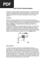 Earth Current Communications