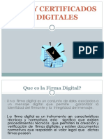 Firmas y Certificados Digitales