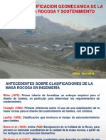 Clasificación Geomecánica de Rocas