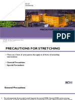 Lec 4 Precautions and Types of Stretching