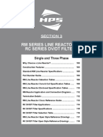 RM Series Line Reactors & RC Series DV/DT Filters: Section 3