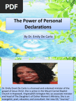 The Power of Personal Declarations