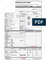 Personal Data Sheet: Filipino Dual Citizenship by Birth by Naturalization