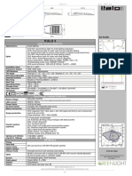 Italo 3 Product Sheet