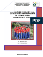 Manual para La Formacion de Entrenadores de Trampolinismo PDF