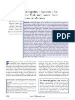 Calcium Hydroxylapatite (Radiesse) For Correction of The Mid-And Lower Face: Consensus Recommendations