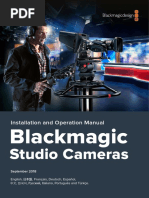 Blackmagic Studio Camera Manual