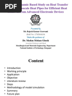 Molecular Dynamic Based Study On Heat Transfer Through Nanoscale Heat Pipes For Efficient Heat Removal From Advanced Electronic Devices