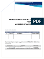 Procedimiento de Aguas Contaminadas