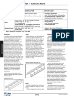 Cable Tray Selection - : Material & Finish