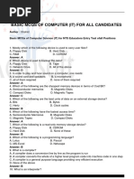 Basic Mcqs of Computer (It) For All Candidates