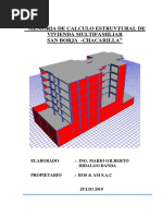 Memoria Estructuras Multifamiliar