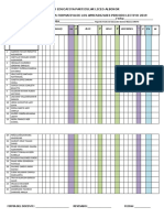 Formatos de Actas Profesores 2019 - 2020