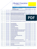 01 Revit Model Checklist - ARC R07