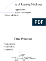 Advantages of Rotating Machines: - Less Balancing Problems - Low Lubricating Oil Consumption - Higher Reliability