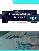 WQU Financial Markets Module 1 Compiled Content PDF