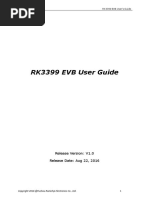 RK3399 EVB User Guide: Release Version: V1.0 Release Date: Aug 22, 2016