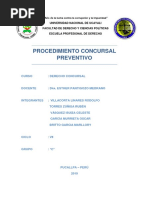 Procedimiento Concursal Preventivo Final