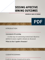 Assessing Affective Learning Outcomes