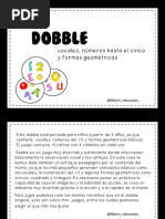 Dobble: Vocales, Números Hasta El Cinco y Formas Geométricas