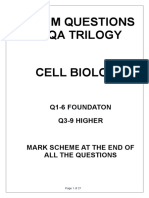 Cell Biology Exam Q