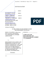 Complaint For Declaratory and Injunctive Relief, Kokua Coalition v. Dep't of Planning and Permitting, City and County of Honolulu, No. 19-cv-00414 (D. Haw. Aug. 1, 2019)