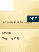 Holy Mass and Candlelighting