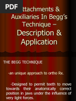 Attachments & Auxiliaries in Begg's Technique