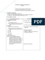 Detailed Lesson Plan in Mathematics