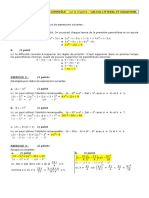 Kidimath Ds 3 Calcul Litteral Equations COR