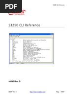 D S3290 CLI Reference