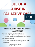 Role of A Nurse in Palliative Care