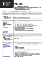 4 A'S Procedure:: Instructional Planning