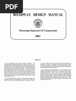 2001 Roadway Design Manual PDF