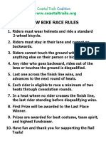 Slow Bike Race Rules 2