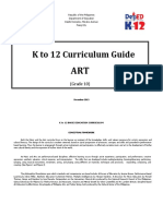 K To 12 Curriculum Guide: (Grade 10)