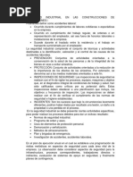 Seguridad Industrial en Las Construcciones de Edificaciones