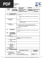 Kto12 Lesson Plan School Grade 3 Teacher Subject Date/Time Quarter